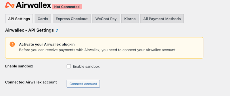 Airwallex Woo Connection