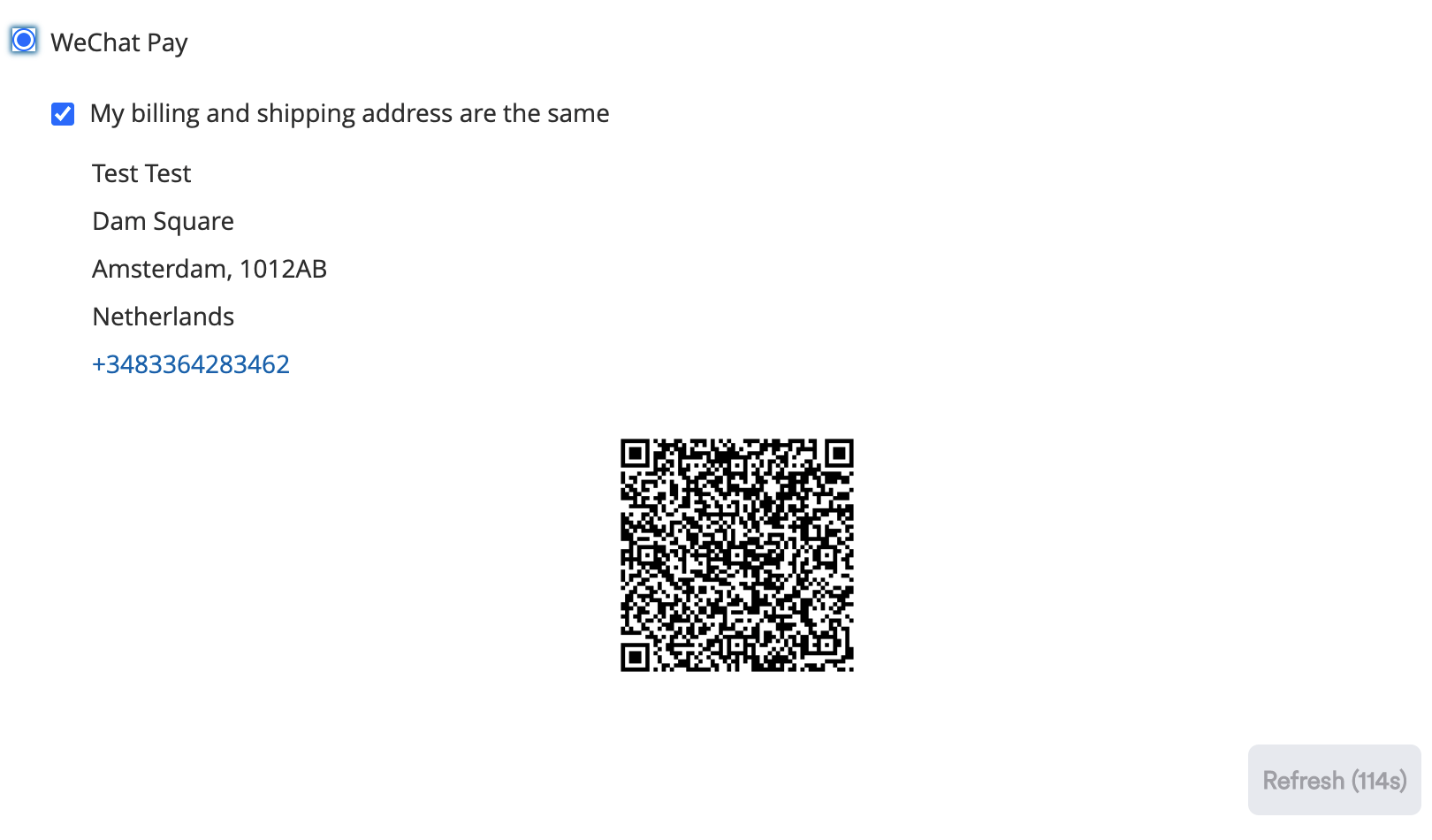 Magento QR Element