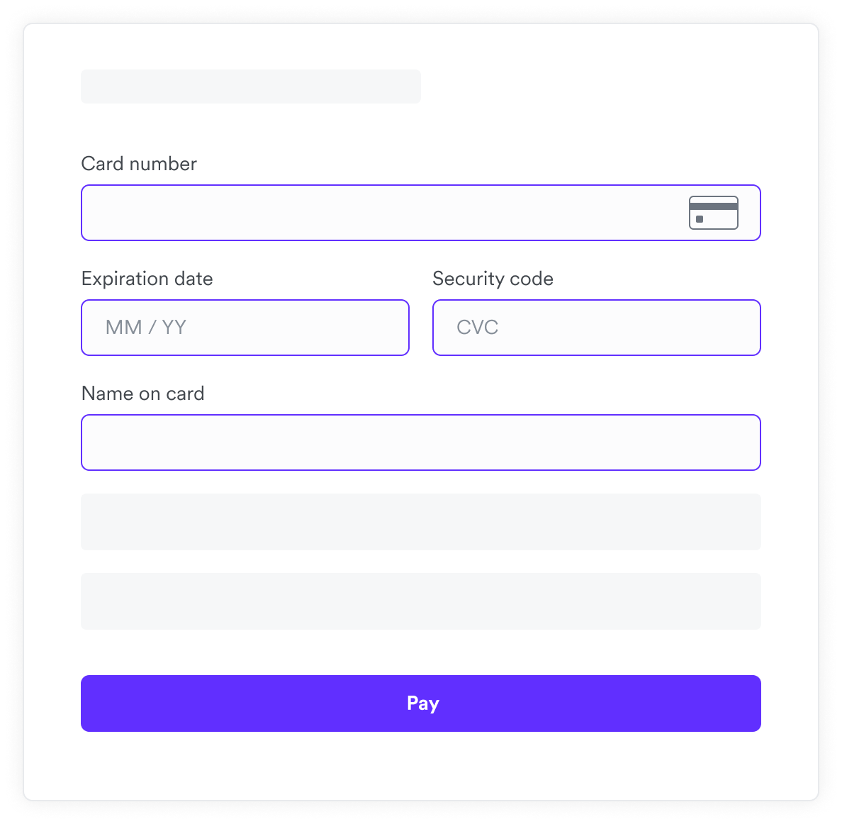 Full Feature Card Element