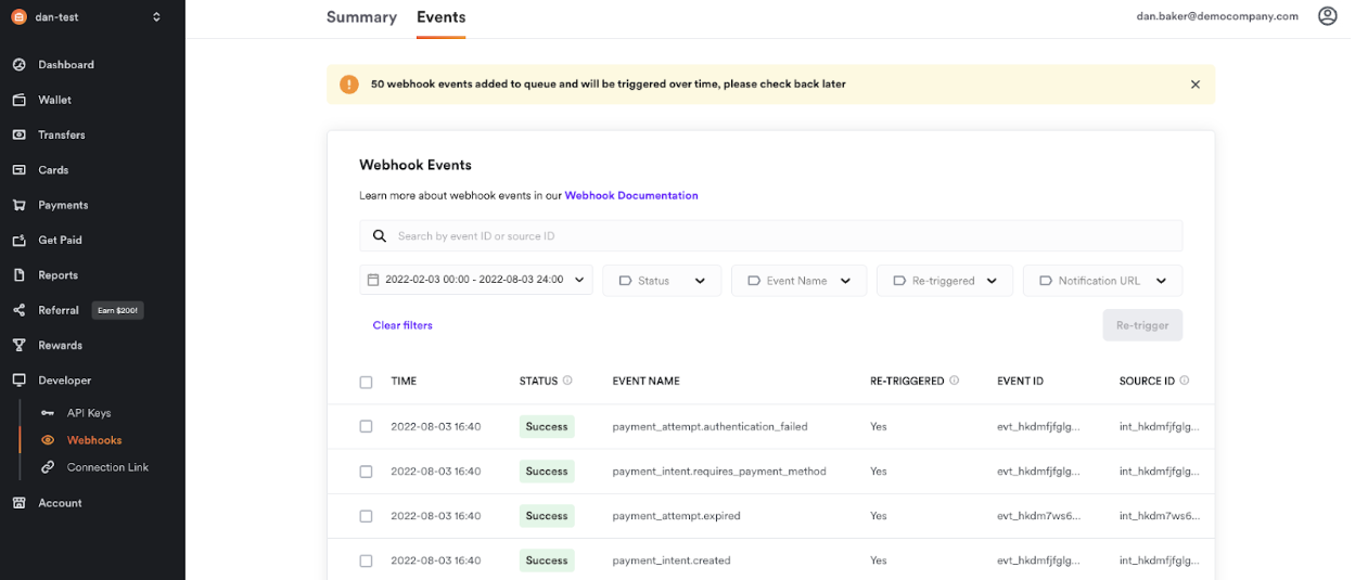 Event queue - multiple events
