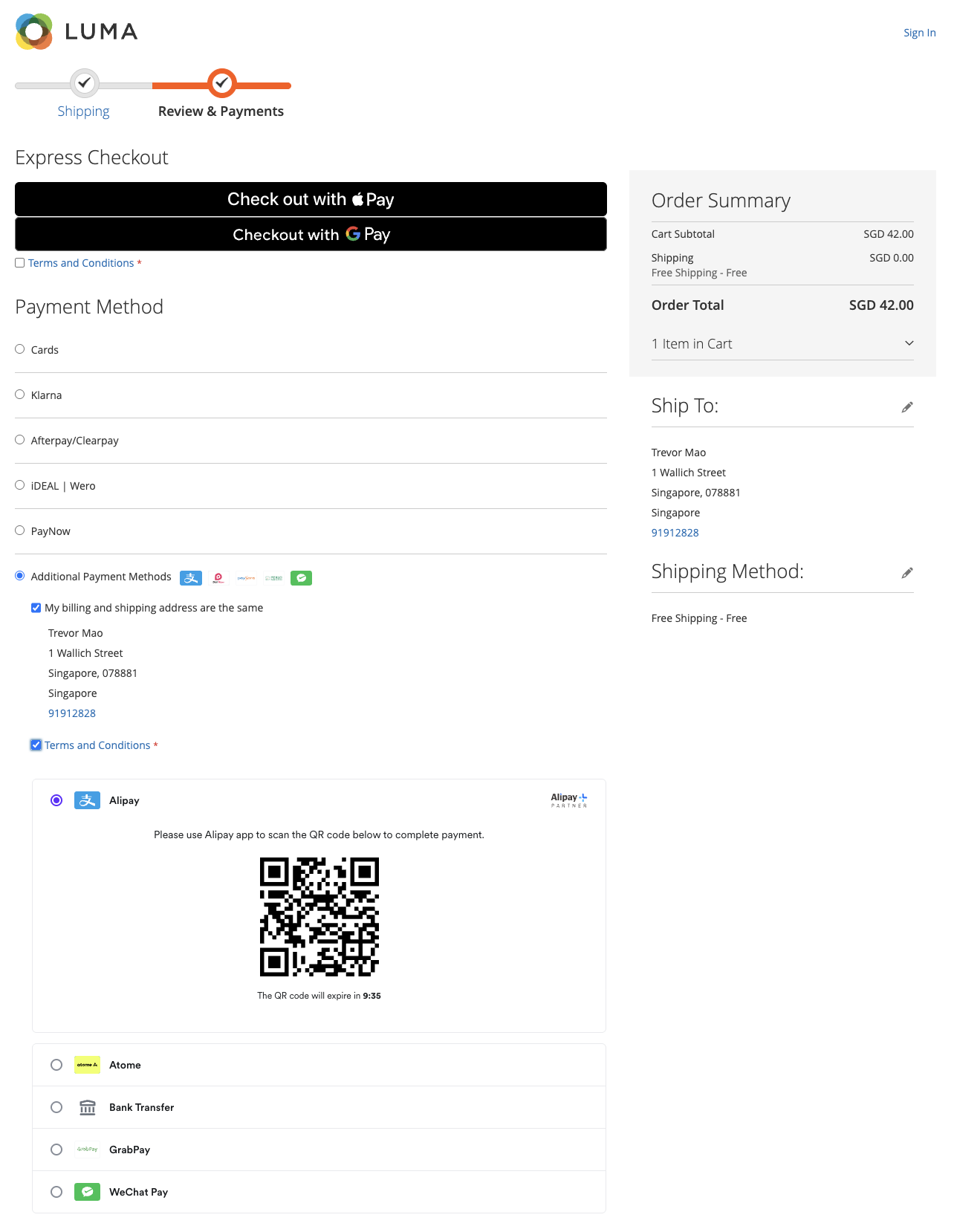All Payment Methods