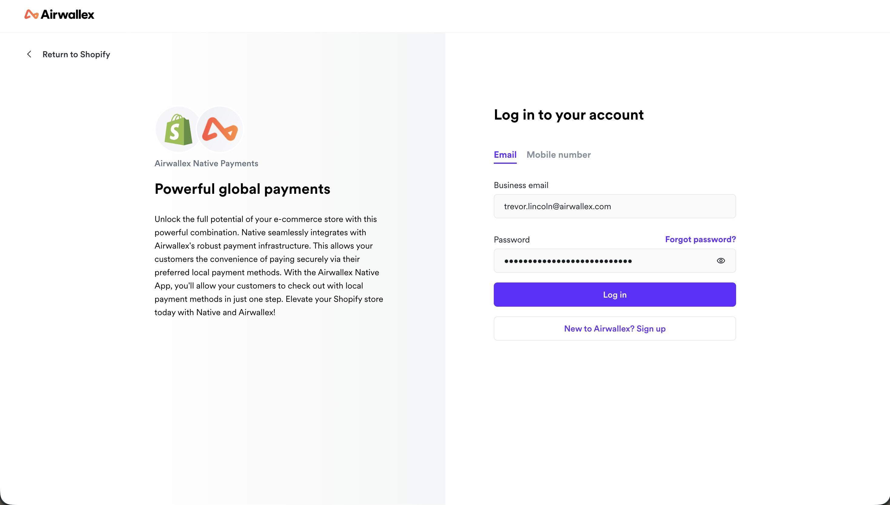 Login