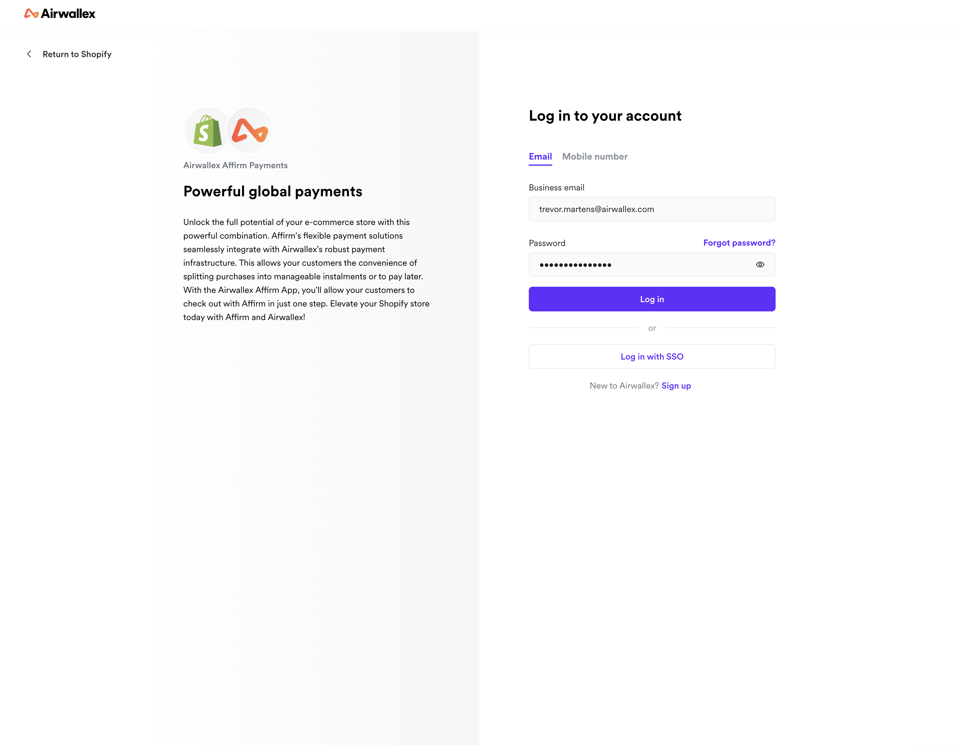 Login